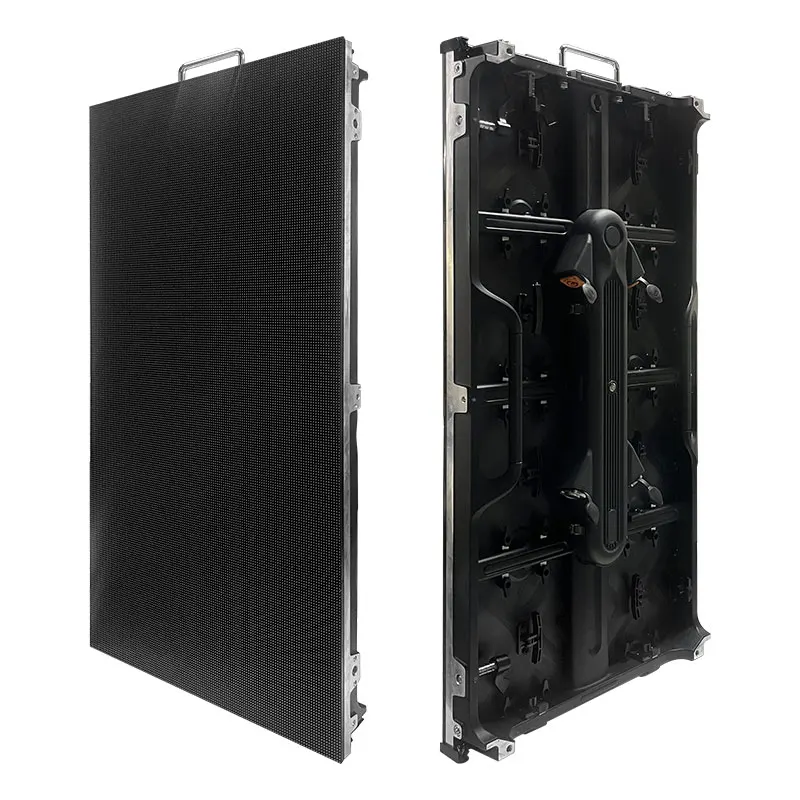 die cast aluminum cabinet plug and play hard connection P2.6 500x1000mm rental video wall for indoor concert stages