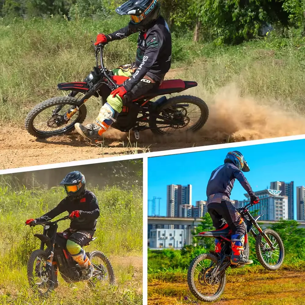 Fast 52mph 72v 30ah Lithium Pro Off Road Electric Motorcycle 3000 Watt High Power Electric Enduro Dirt Bike For Sale