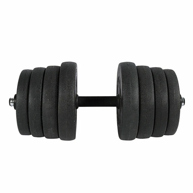 
Best Quality 66lbs Sand and Pvc Dumbells Adjustable Dumbbell Set for Physical Exercise 