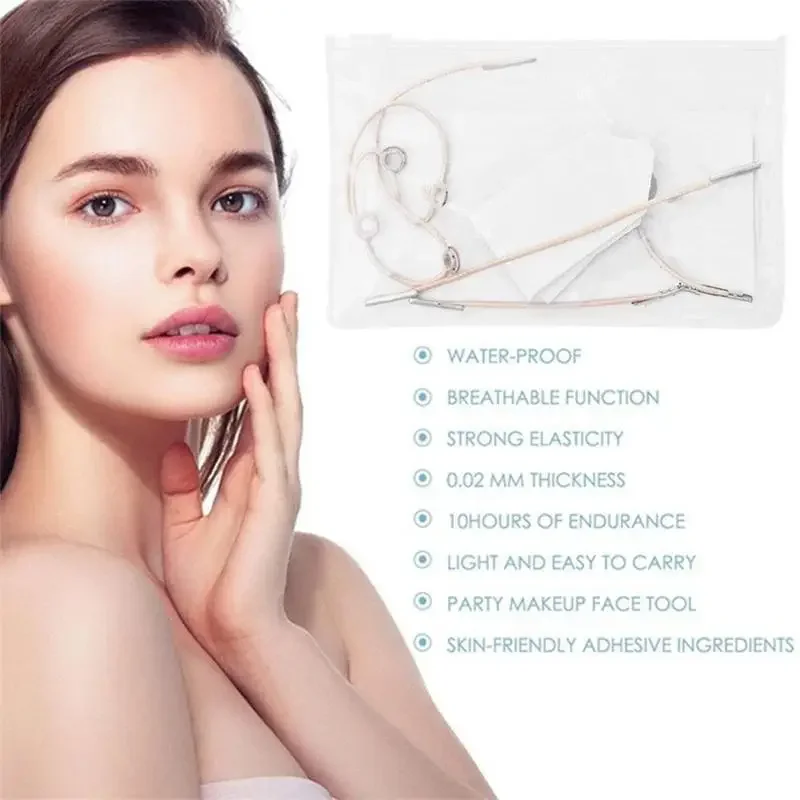 facial line wrinkle flabby skin V shape patch bands kit slimming tools neck chin instant invisible face lifting tape