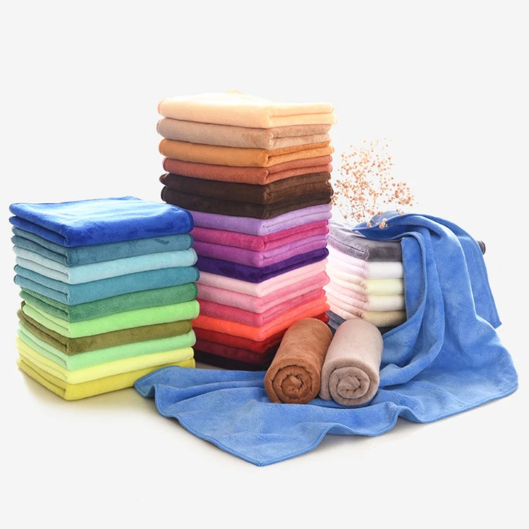 Microfiber Hair Towel with Custom Logo 400GSM Thickness Good Workmanship High Quality Towel Dry Hair Fast Smooth Hand Feeling