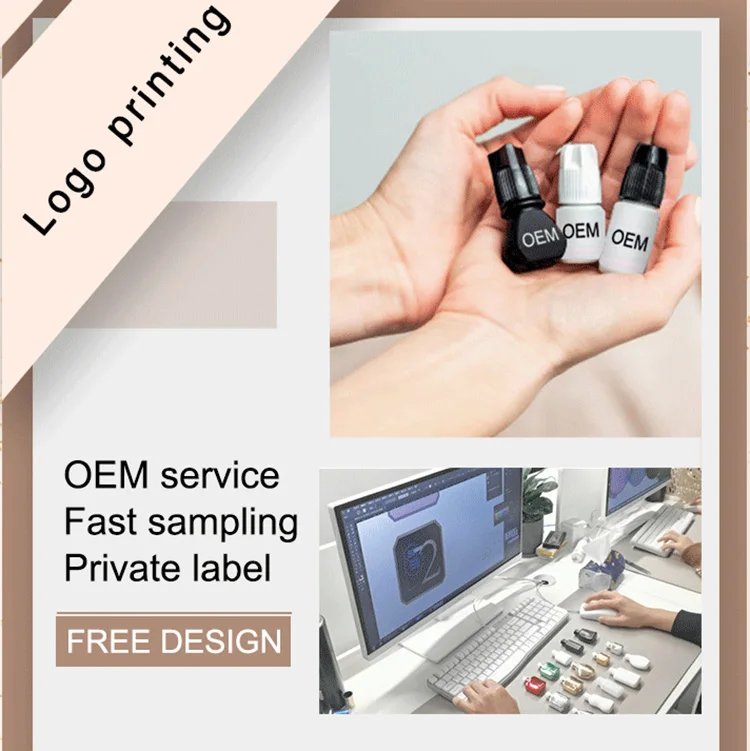 Professinal Sensitive Fast Dry Time High Temperature And Low Humidity Black Clear Eyelash Extensions Glue