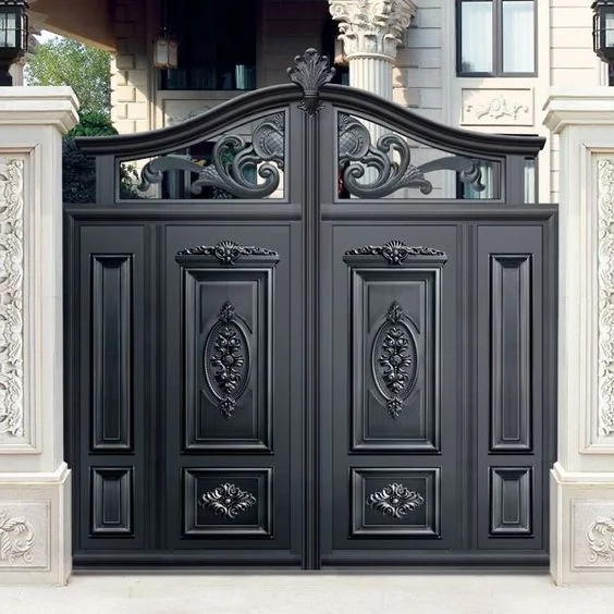 New design American entry doors villa luxury exterior gate for house