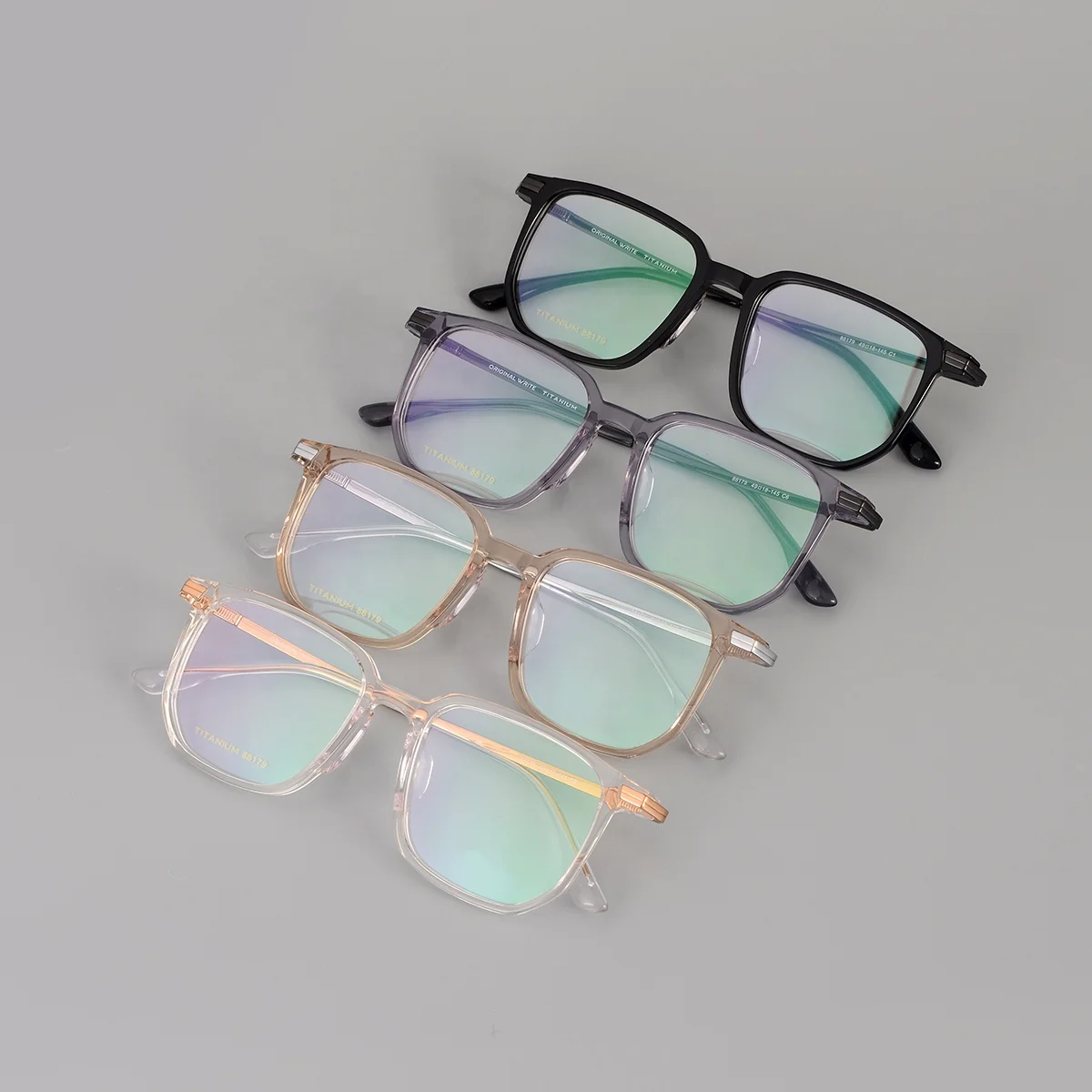 2021 фабрика Odm Роскошные деловые титановые очки ацетатная оправа для очков