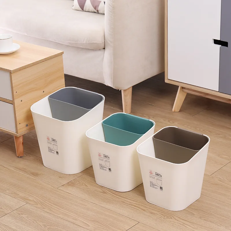 Eco-friendly PP Plastic Household Waste Sorting Bins  Trash Can Plastic Garbage Bin