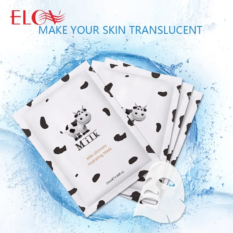 OEM ODM Wholesale Skin Care Organic Deep Sea Milk Ink Algae Purifying Whitening Sheet Facial Face Mask