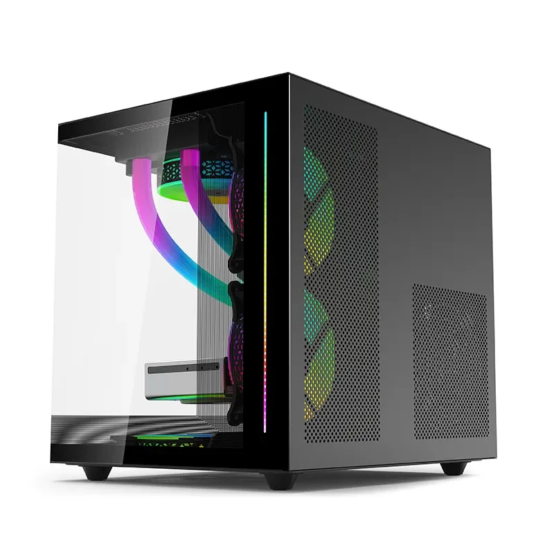 Herder Most Popular Micro ATX Desktop Chassis OEM ITX Computer PC Case& Tower Gaming Computer Case