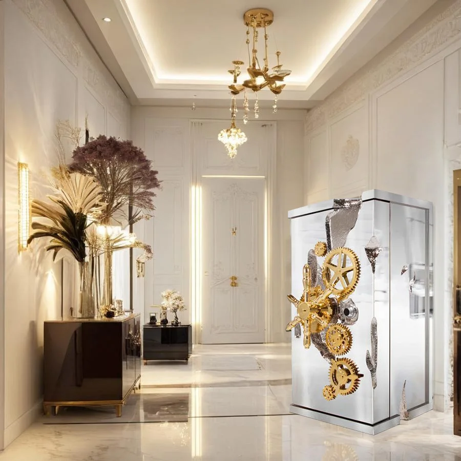 Customized new style living room cabinet anti-theft luxury  storage cabinet