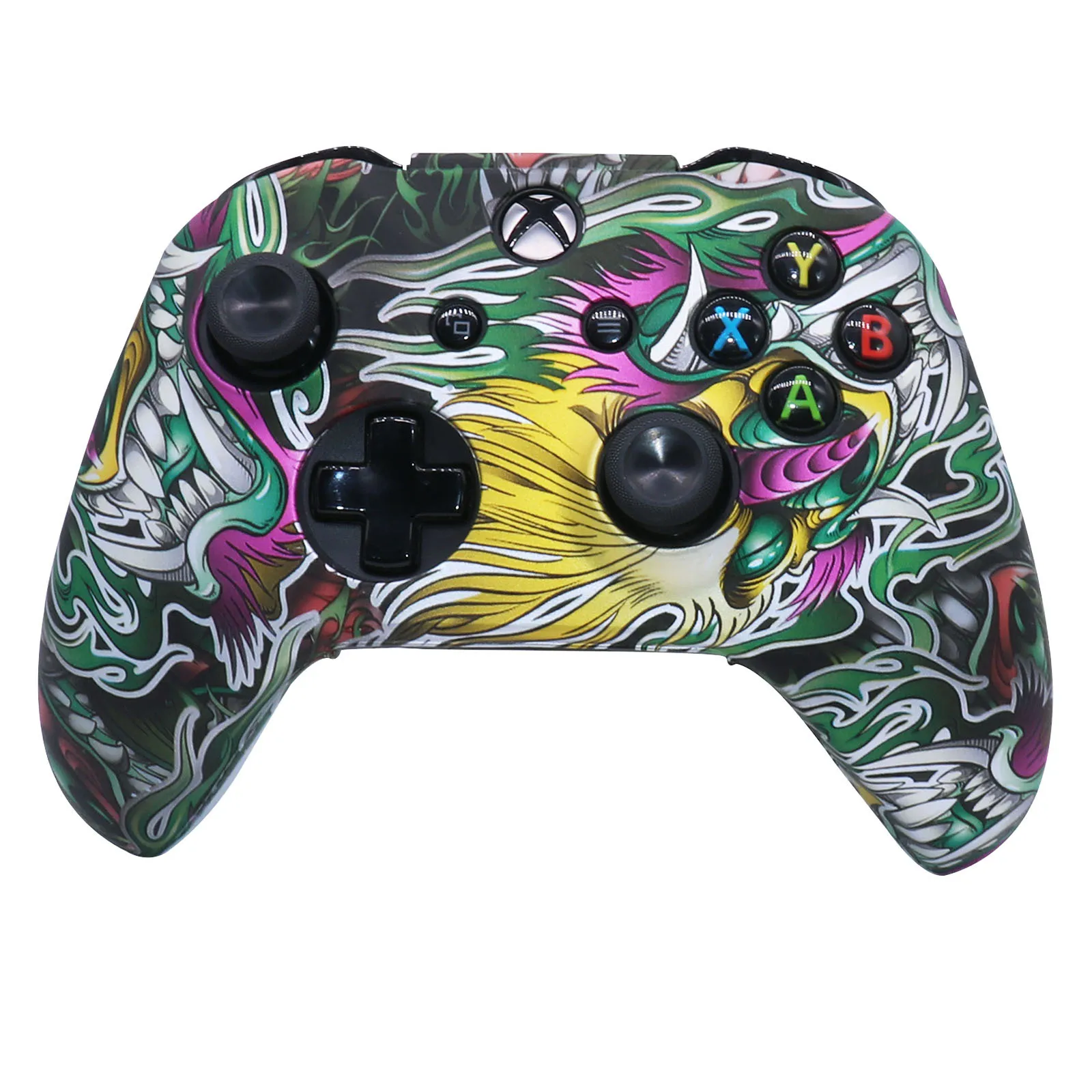 Новый силиконовый защитный чехол для геймпада XBox One Slim Камуфляжный контроллер крышка джойстика