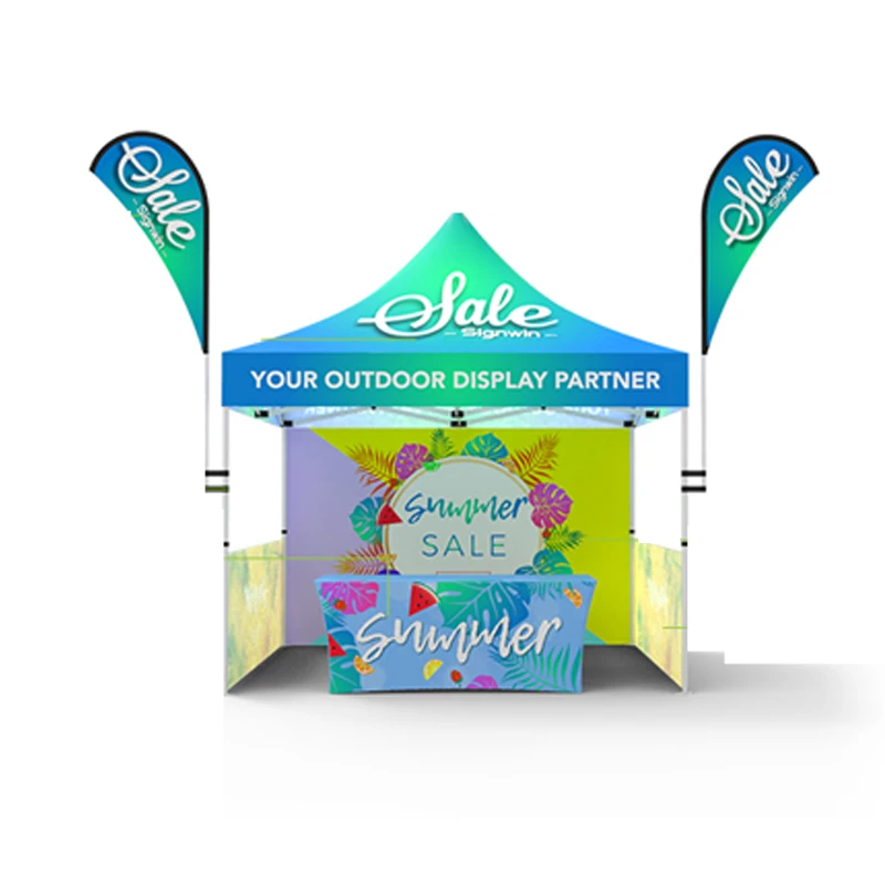 Free Design 3x3 aluminum  Frame Quick Folding Exhibition Tent  Manufacturing aluminum tent