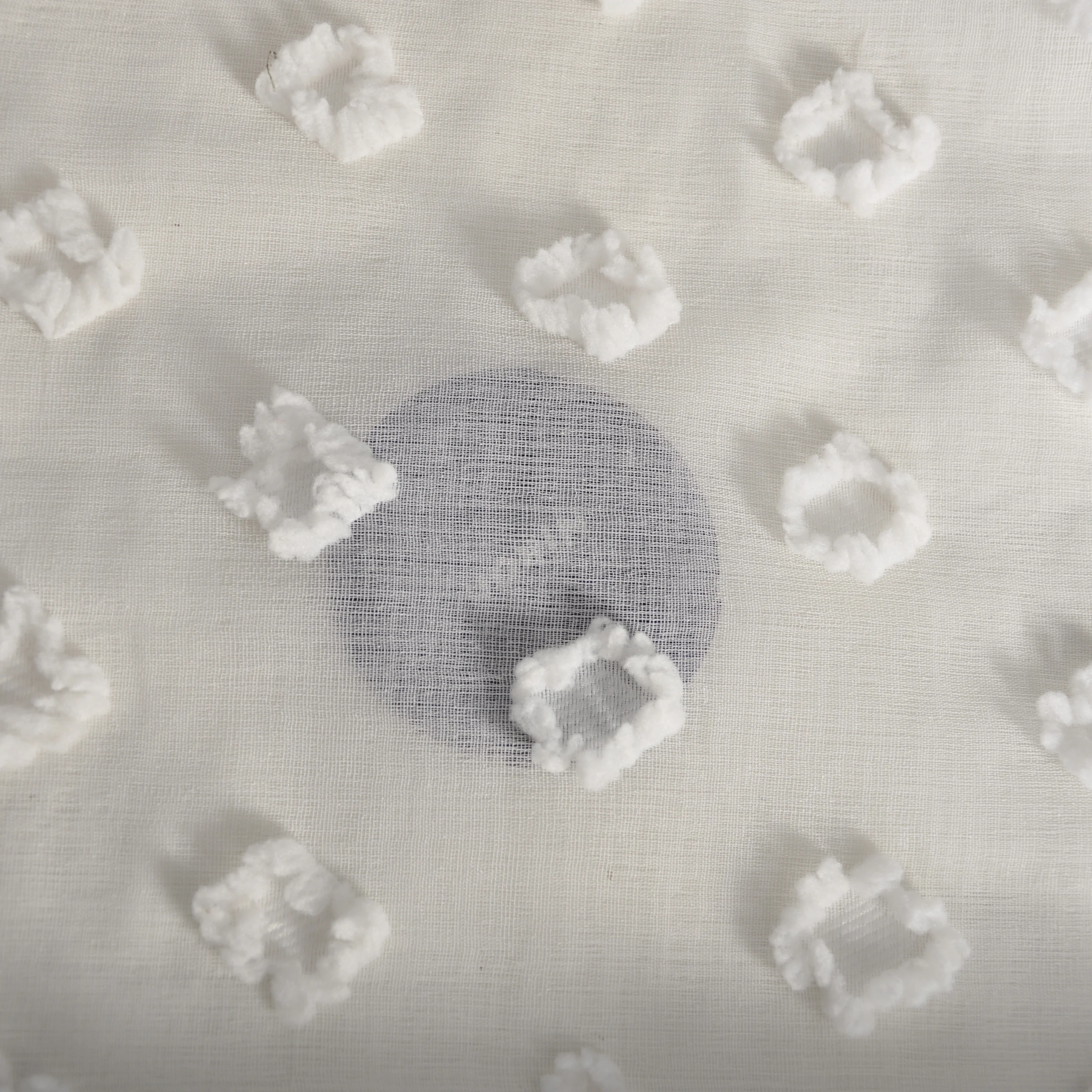 jacquard sheer curtain panel for living room