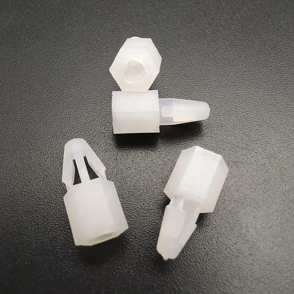 M3 * 0.5 internal thread nylon hexagonal isolation column push-in PCB insulation support column