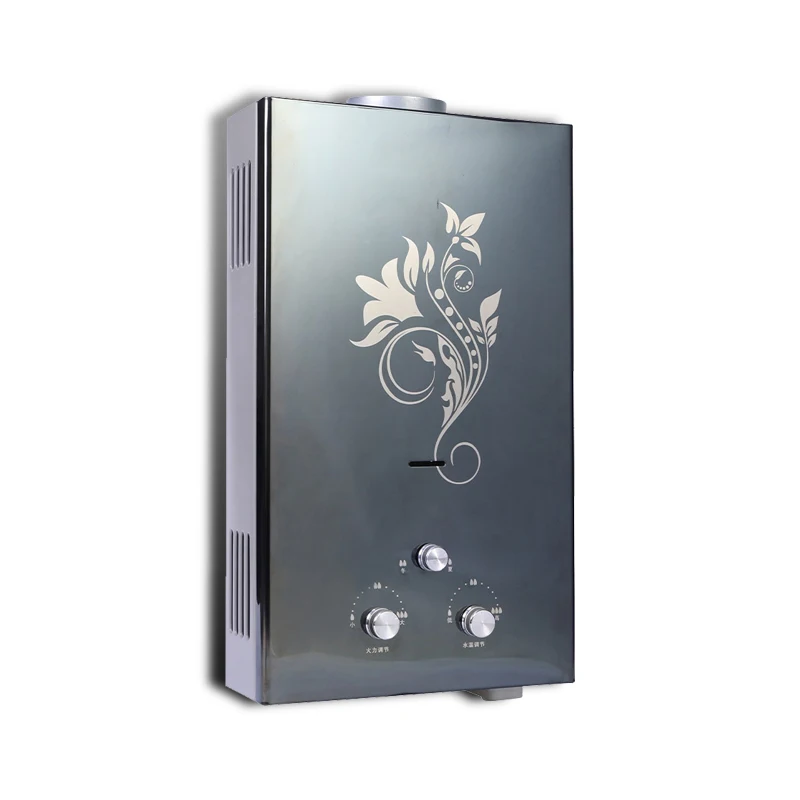 Low Water Pressure calentador de agua de linea Heat Exchanger Wall Hung Boiler Gas Geyser Tankless Gas Water Heater