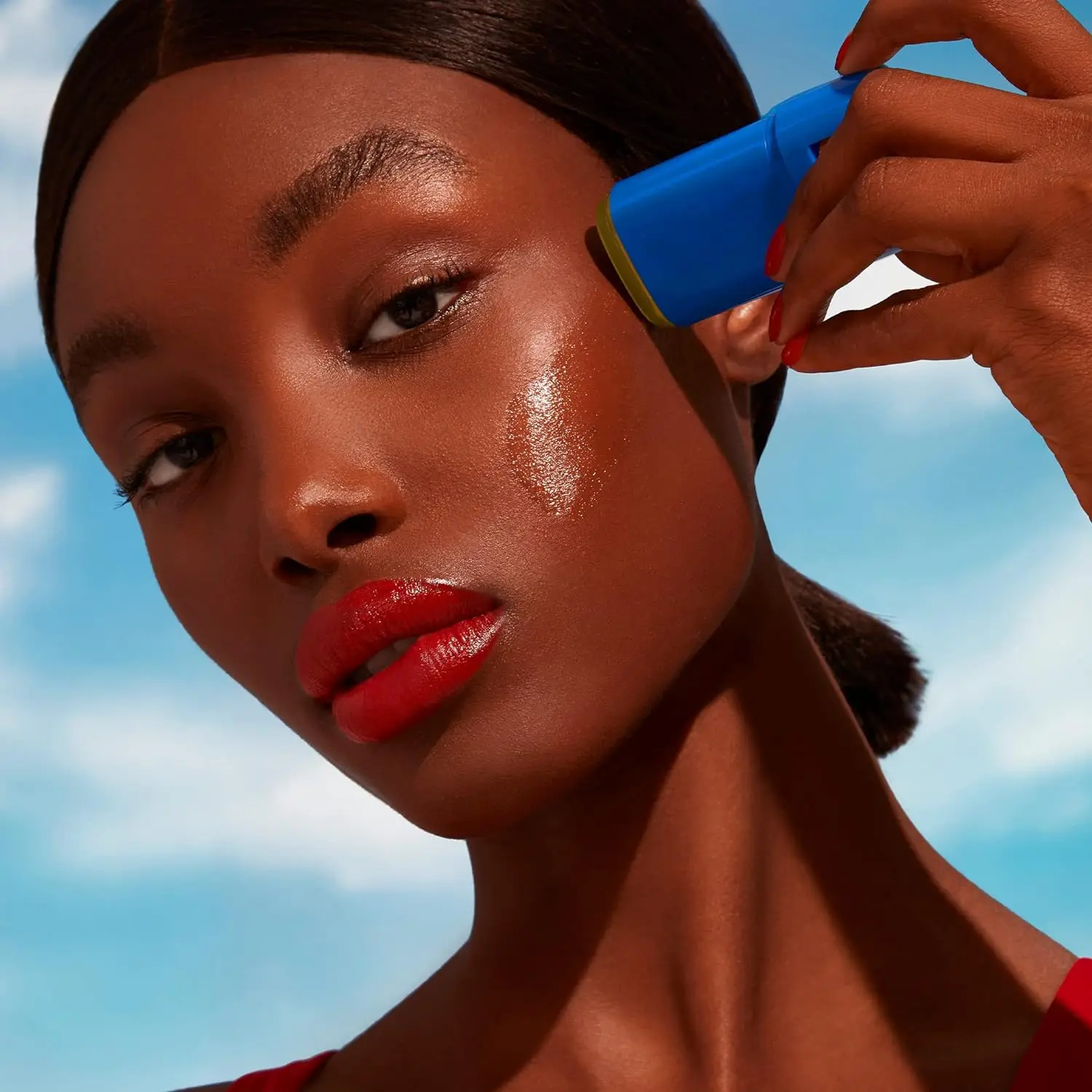 Private label board spectrum water resistant invisible clear SPF 50 solid sunscreen stick