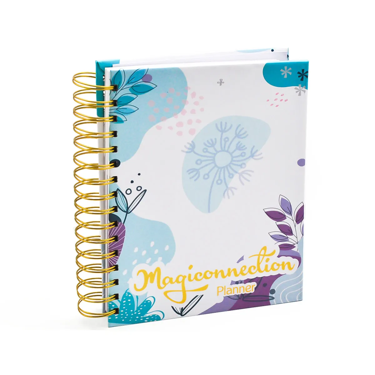 Jame Books Printing YO organizer notebooks spiral binding Custom Color cover logo journal planner