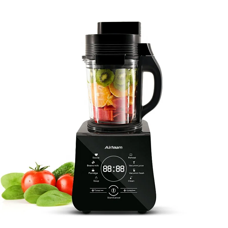Smoothie Maker, 1200W Mixer, 21000 rpm Professional Shakes Vacuum Blender, Grinder And Ice Breaker with BLDC Motor