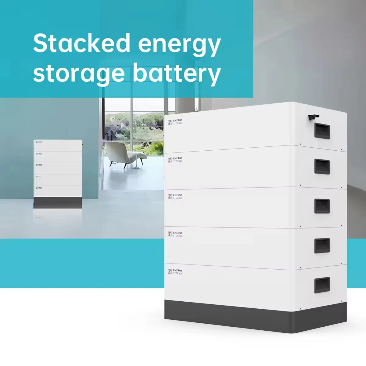 Beny 5.22kwh 51.2V 102ah Stackable 48v Lifepo4 Energy Storage Battery Solar Power Station For Home Use