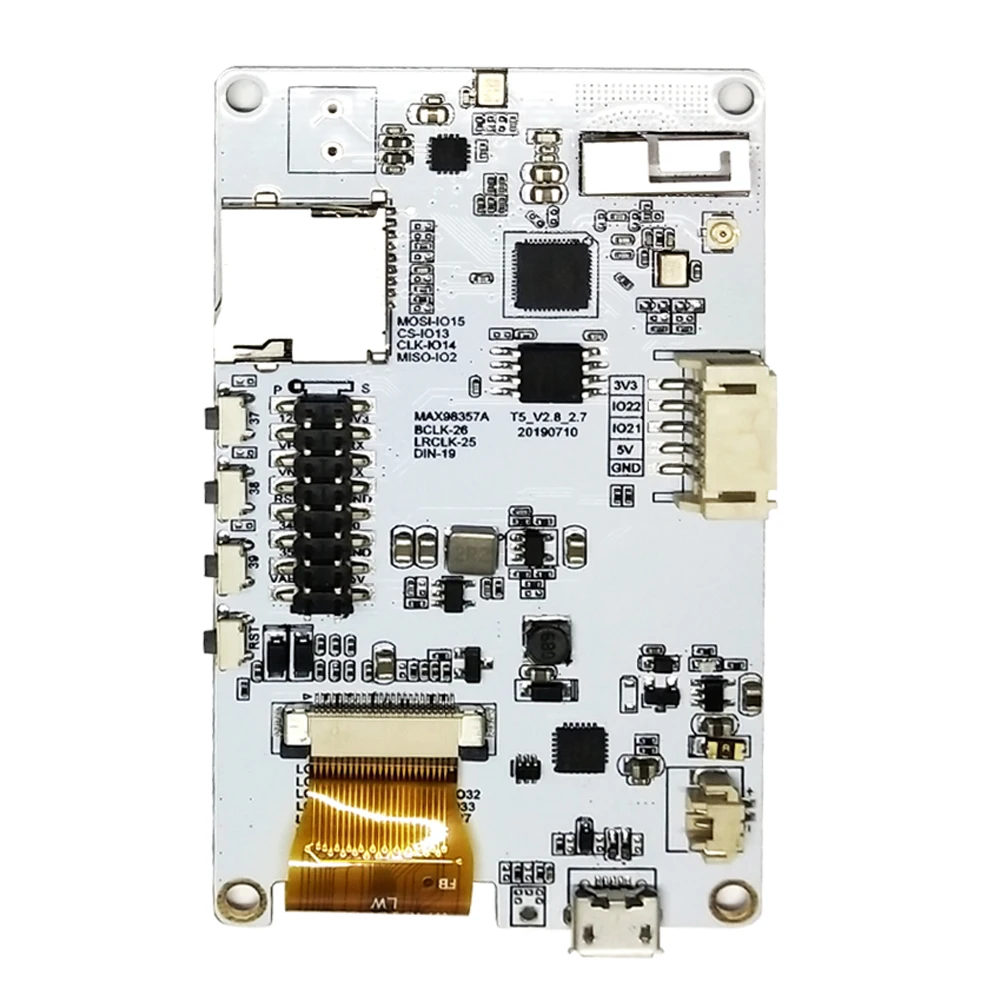 LT-TTGO T5s V2.8 ESP32 2.7" EPaper Plus Module For Alexa I2S DAC MAX98357A  MEMS Microphone ICS43434 Custom PCB