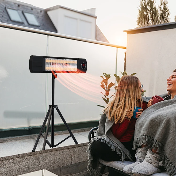 Outdoor Patio Warmer 1500W Freestanding Electric Space Heater Wall Mounted Heater Infrared Heater