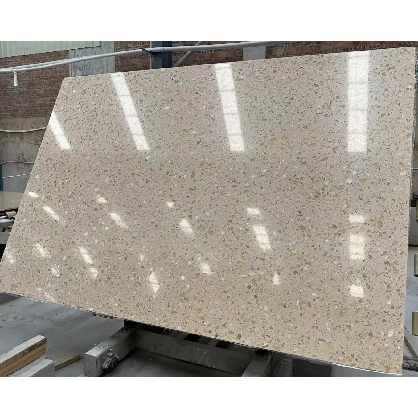 2024 Hot Selling Artificial Stone Floor Tiles Terrazzo Tiles Flooring Living Room Terrazzo Artificial Stone