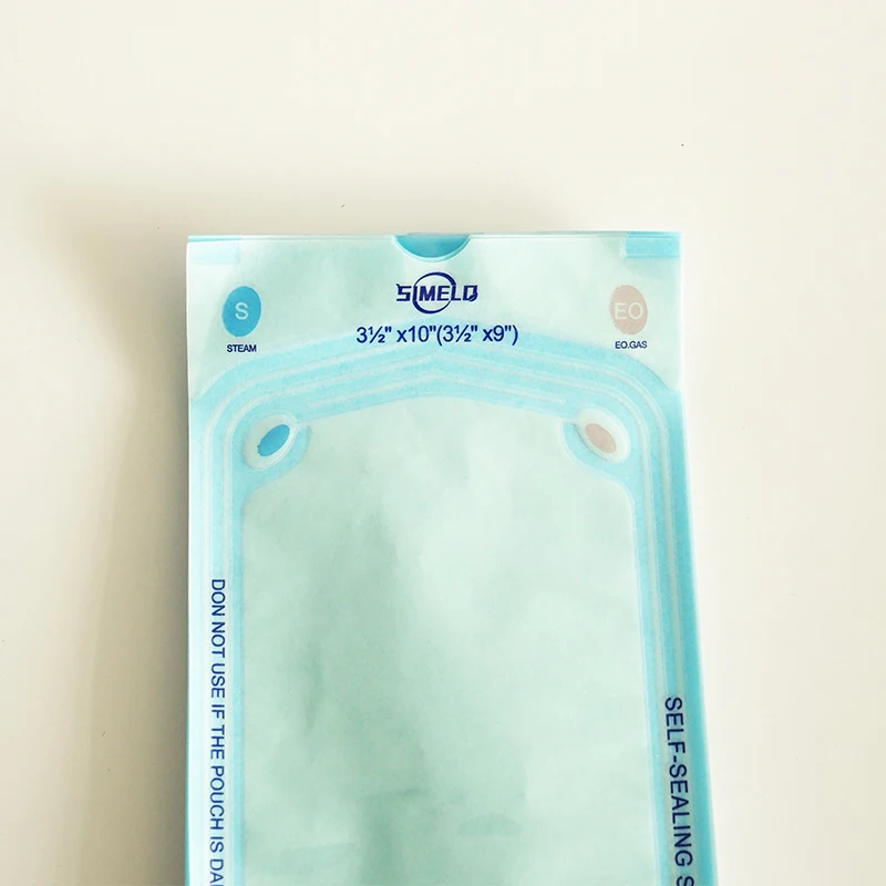 Dental Dry Heat Self Seal Medical Device Sterilization Pouch