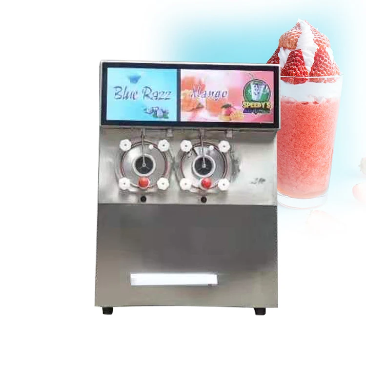  2021 новый дизайн коммерческая машина для замороженных коктейлей с 2 вкусами высокая производительность использования в чайном