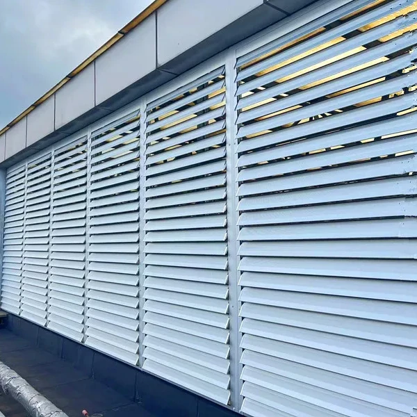 Adjustable Electric Motorized Louvre window Different Standard Aluminum Shutters Ventilation Louvers Automatic