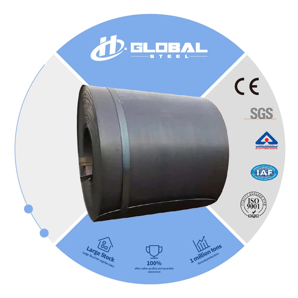 High hardness Thickness 0.35-<0.40 Mm Q195 Q215 Q235 Q255 Q275Q355 Carbon Steel Coil for construction
