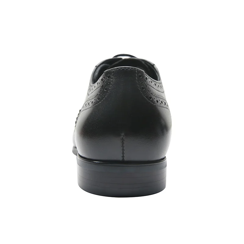 OEM ODM Wholesale men leather dress shoes oxford shoes with brogues wingtip shoes  men