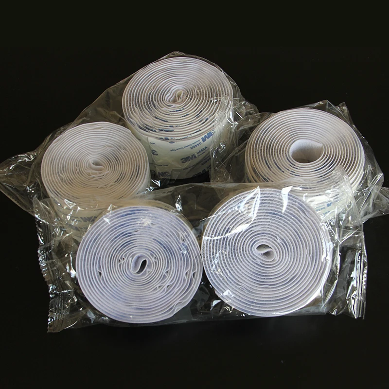 Custom Double Sided Velcroes 3 M Tape Self-adhesive Hook and Loop Tape Free Triathlon Shoes Waterproof Strong Stickness 3 M