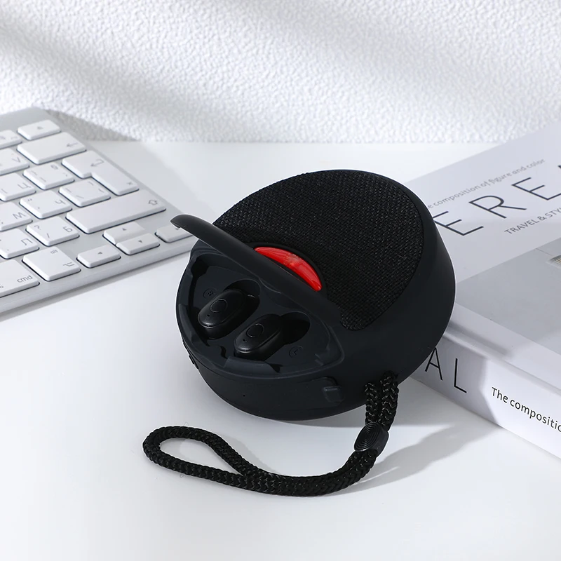 Tg808 New Portable Wireless Speaker Bt Outdoor Speakers Mini In-ear Earbuds 3d Stereo Handle Loudspeaker