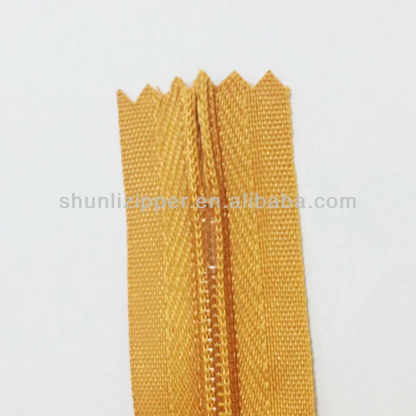3# invisible close end  high quality hot sale zipper