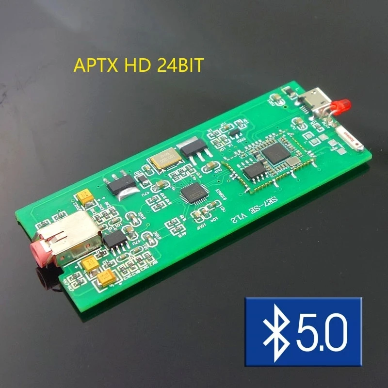 ES9018K2M portable headphone decoding QCC3004 5.0 headphone amplifier AD823 Op