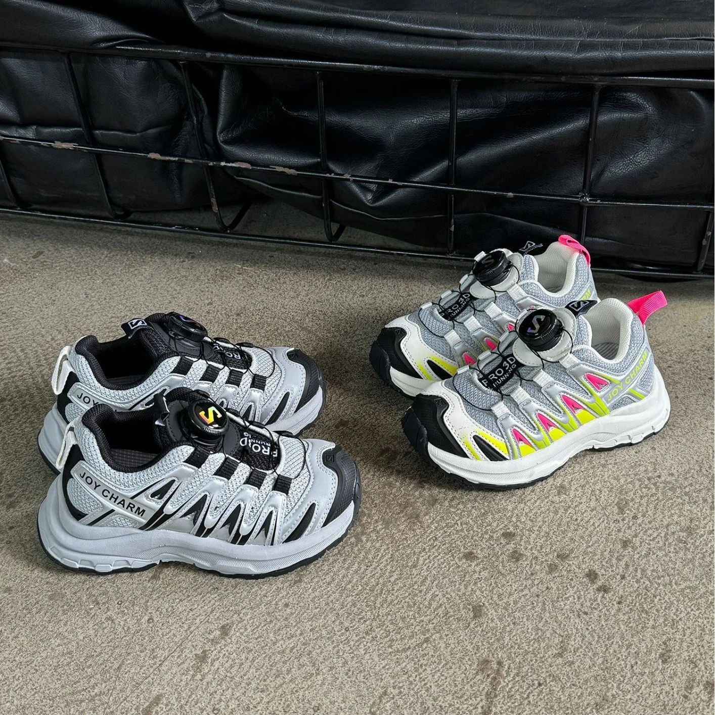 2024 Fall New Kids Sneakers Boys Swivel Mouth Outdoor Hiking Shoes Girls Light Casual Shoes