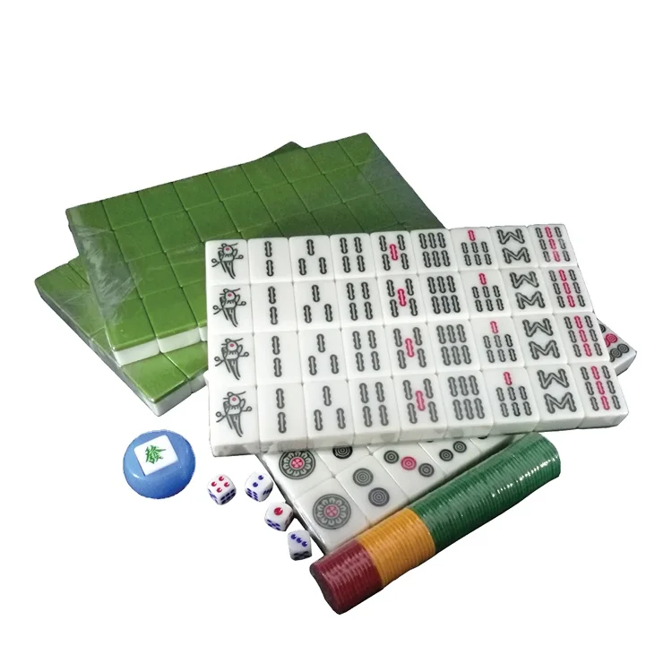 Custom Logo Mahjong tiles China Custom Gift Mahjong Entertainment Leisure