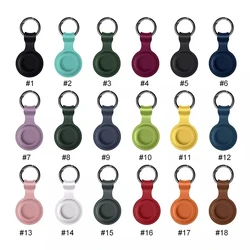 New PU Leather Case Protective Keychain Holder For Airtag Apple