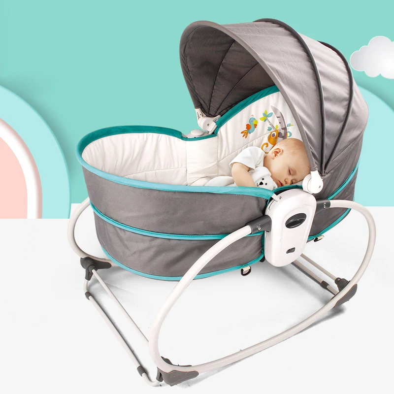 
5 in 1 new product baby rocker infant sleeping bed adjustable rocking chair for baby 