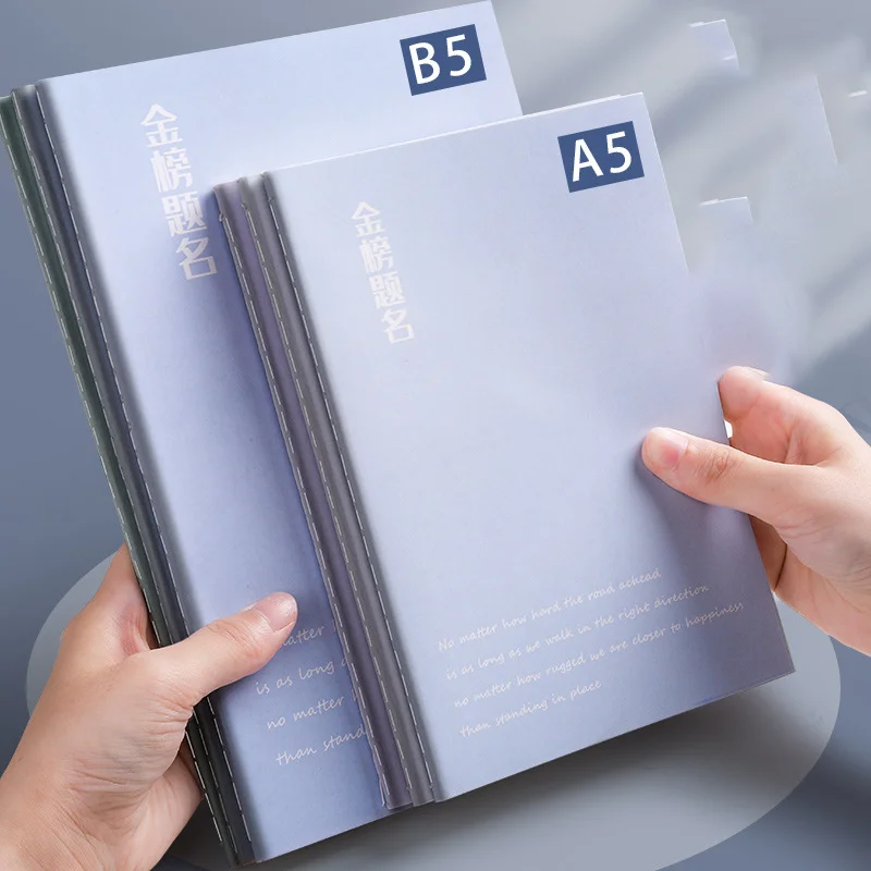 Hot Selling Simple Eye Care Cute Notebook Leather Cover Spiral Hardcover Style for Office or School Use