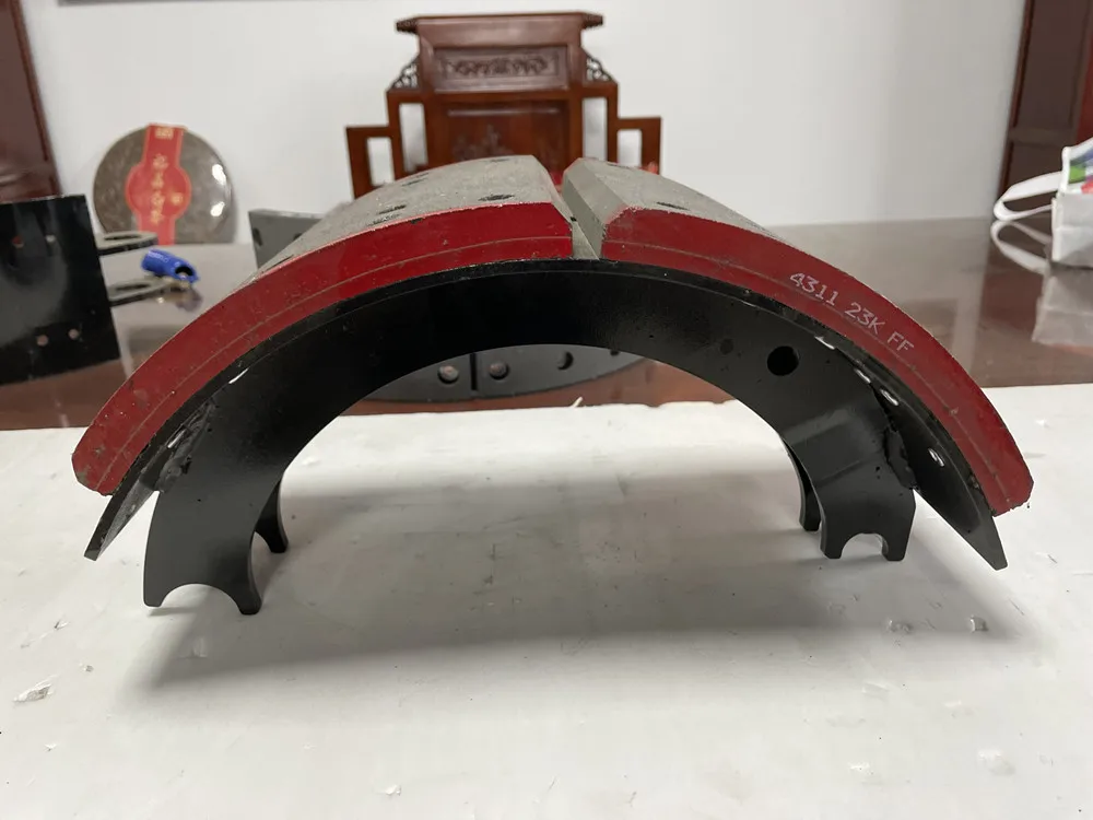 american heavy duty truck 4311 23k ff brake shoe kits lining shoe for Brockway Truck Eaton Brakes Standard Forge
