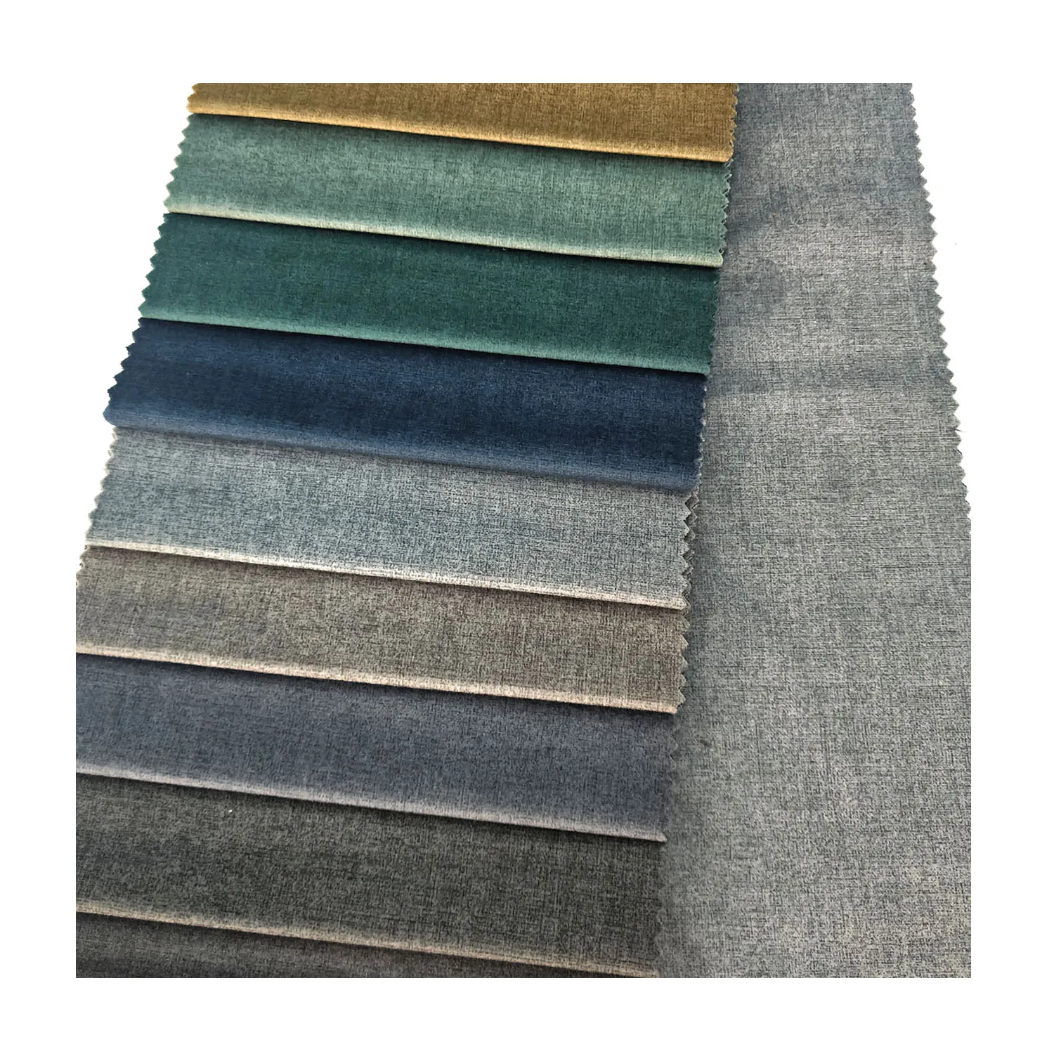 Hai ning factory Navy Blue warp knitted polyester 350 gsm multi-color 280 cm curtain Bronzing Metallic printed velvet fabric