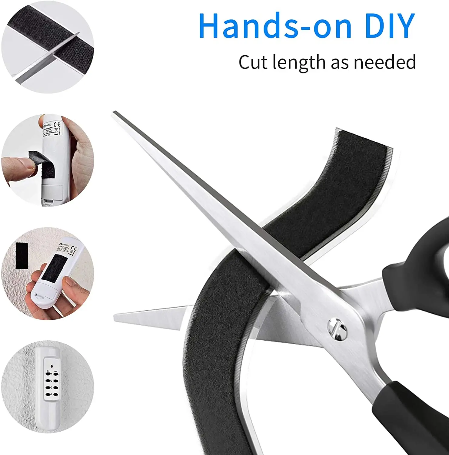 Hot sale Nylon super glue Hook And Loop Self Adhesive  Hook And Loop Fastener Tape