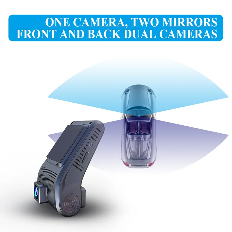 
2021 4K driving recorder hidden with WIFI ultra-high-definition factory private model 3way viewing dash cam for minivan 