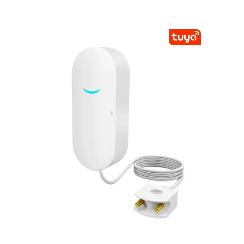 Hot selling ! 2021 new Tuya wifi water leak sensor detector smart home security compact design flood detector water level alarm
