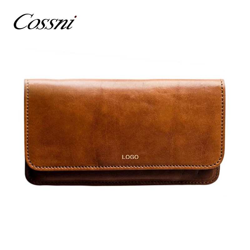 New Design Retro Leather Waterproof Wallet Suitable For USB Luxury Card Holder Men Wallet