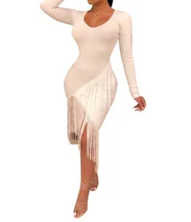 S1107 China Bulk Clothing Supplier Free Shipping Winter Dresses for Women