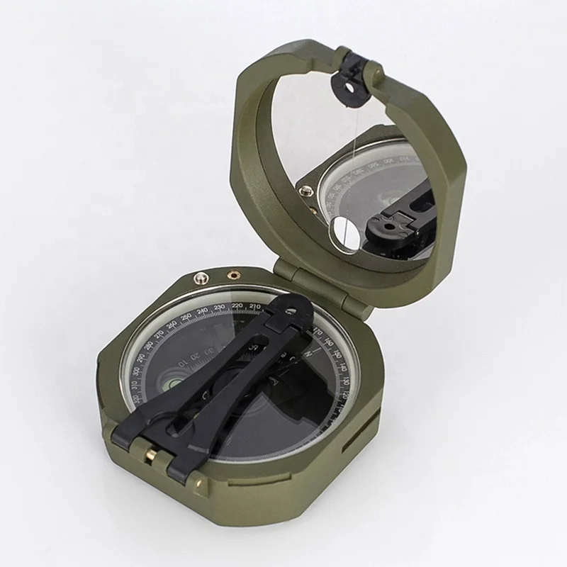 Zinc alloy Luminous multifunctional outdoor compass professional adventure compass