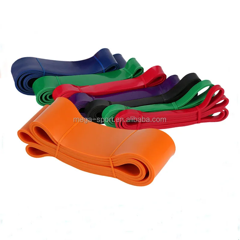 Wholesale Custom Logo Bande Resistance Sport Eco-friendly Massage Lacrosse Rubber Yoga Band