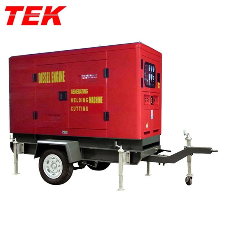 GFW-ZX7-350 GFW-350 GFW-350A Diesel Engine 20kw Brushless Generator Welder Machine Trolly OEM