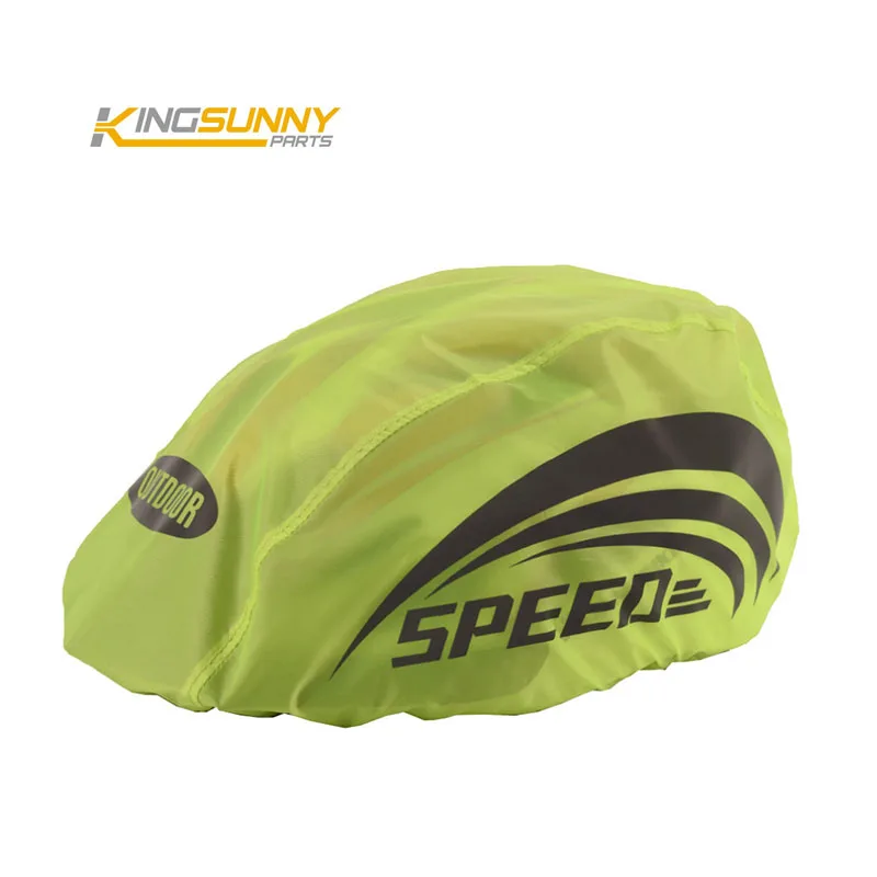 Cycling Bike Helmet Reflective Strip Rain Cover Bicycle Helmet Waterproof Cover High Visibility Scooter Helmet Rain Cover