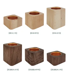 Custom logo size  handmade Creative Home Decoration wooden small flowerpot pure hand crafts